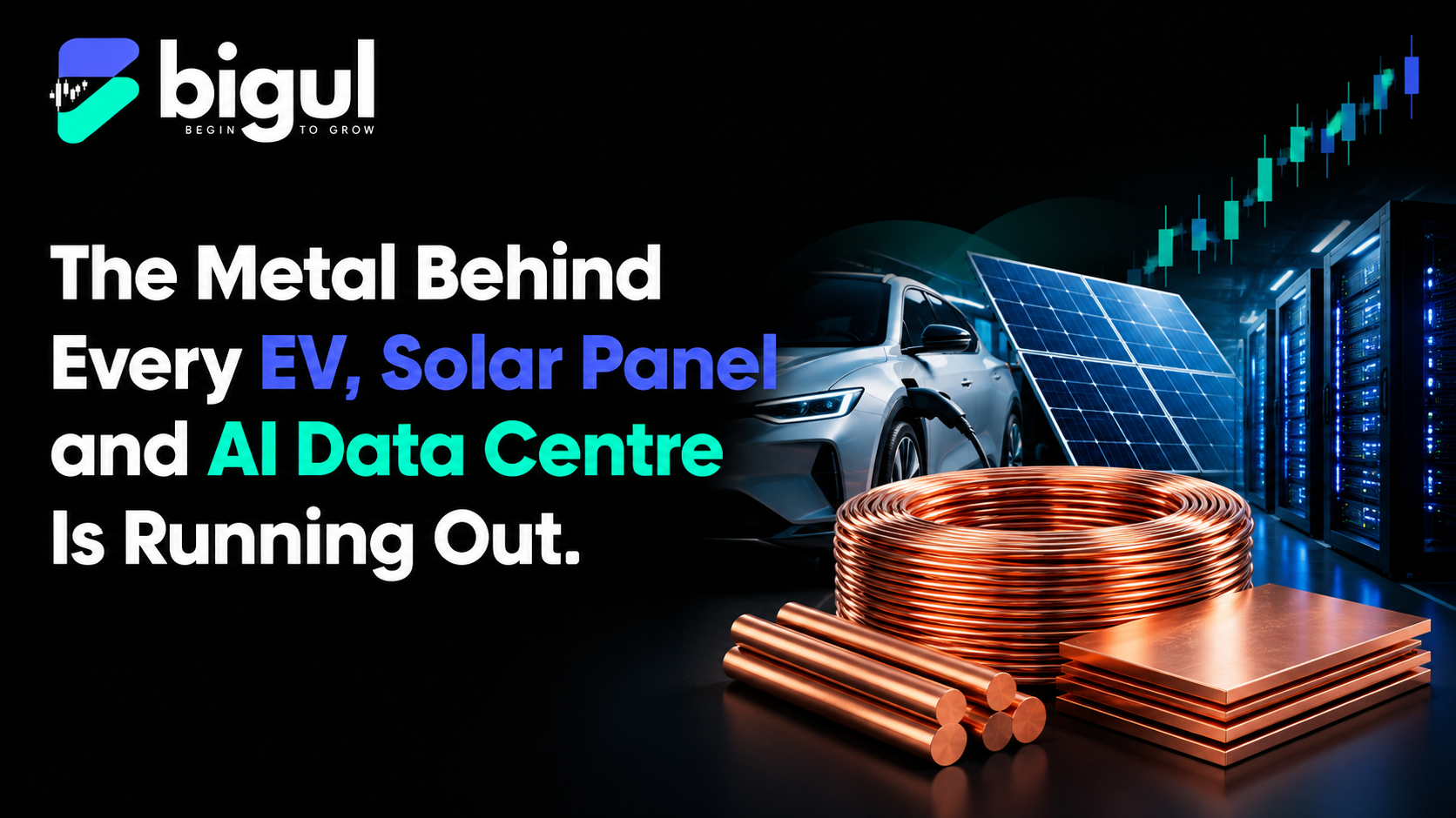 Copper demand rising due to EVs, solar power, AI data centres and global electrification